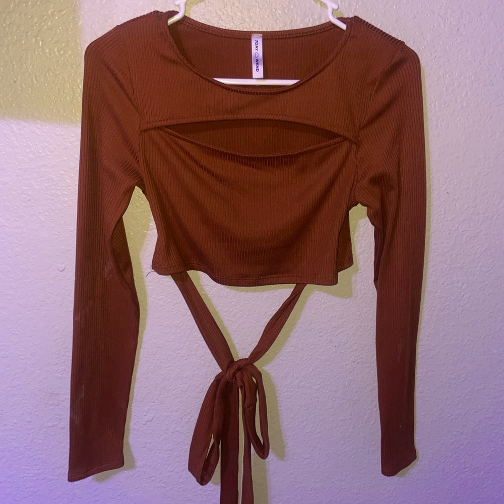Medium used crop top